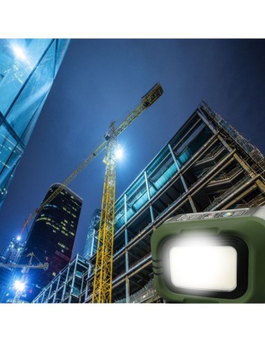 Tragbarer LED-Solarstrahler - CCT - 1200 Lumen - Power Bank + USB aufladbar