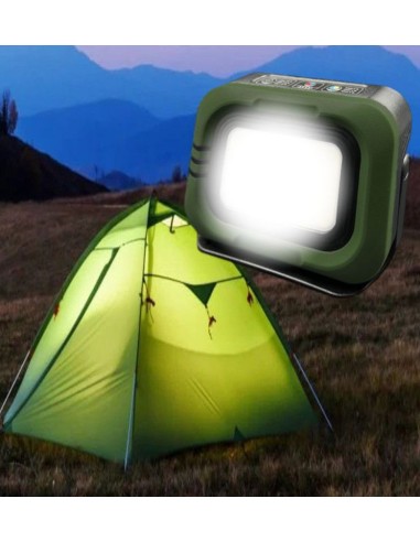 Tragbarer LED-Solarstrahler - CCT - 1200 Lumen - Power Bank + USB aufladbar