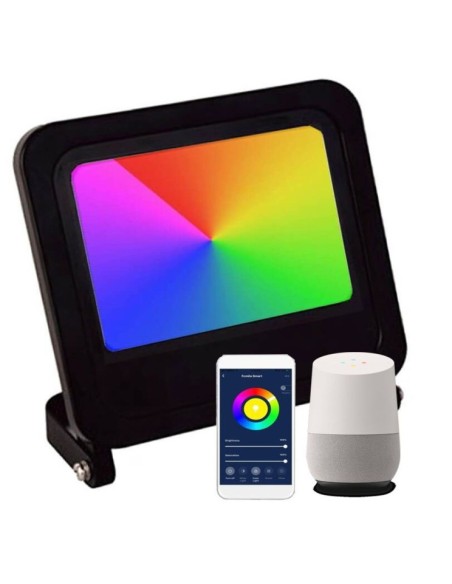 LED Flutlichtstrahler 50W SMART Wifi RGB+CCT - Dimmbar