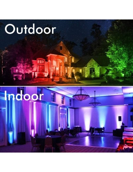 LED Flutlichtstrahler 50W SMART Wifi RGB+CCT - Dimmbar