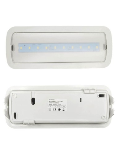 4W LED Notlicht Decke + Option - IP20 - 6500K
