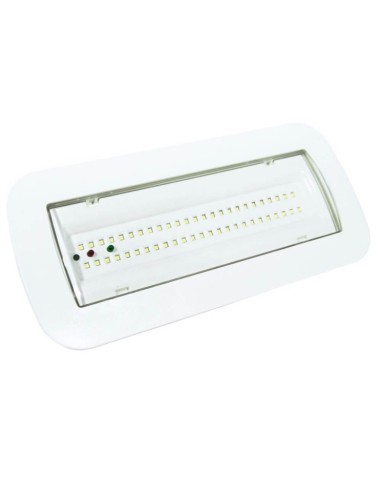 4W LED Notlicht Decke + Option + Kit Dauerlicht - IP65 6000K
