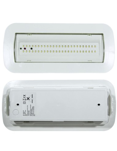 4W LED Notlicht Decke + Option + Kit Dauerlicht - IP65 6000K