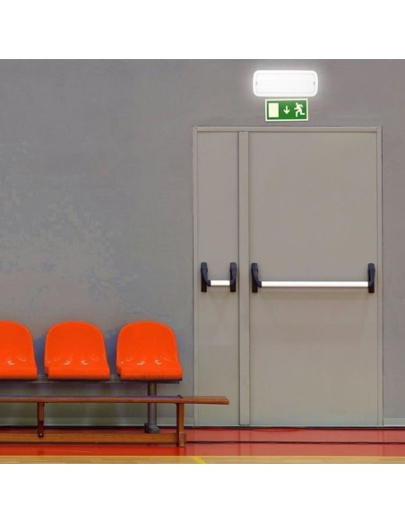 4W LED Notlicht Decke + Option + Kit Dauerlicht - IP65 6000K