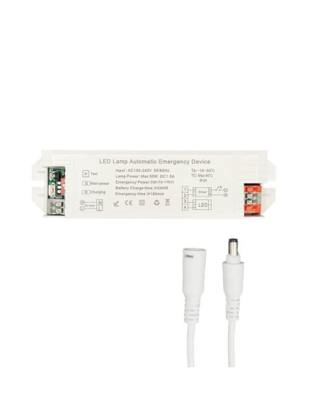 Kit Notfalltransformation für LED-Leuchten - Max.50W