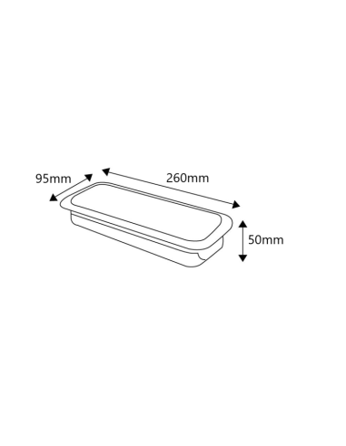 LED-Notlicht 400 Lm + Deckenmontagesatz - Auto-Test + Option für Dauerlicht - IP20 - 6500K