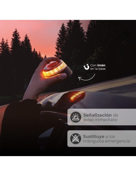 Notfall-Warnleuchte – V16 – mit Geolokalisierung und DGT-Zulassung