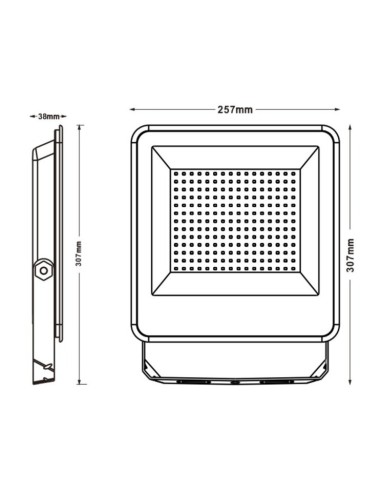 Aussen-LED-Strahler 100W - CCT - EVO PRO - Lumileds-Chip