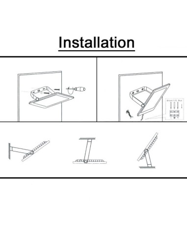 LED Flutlichtstrahler RGB+W LED 50W DOB IP65