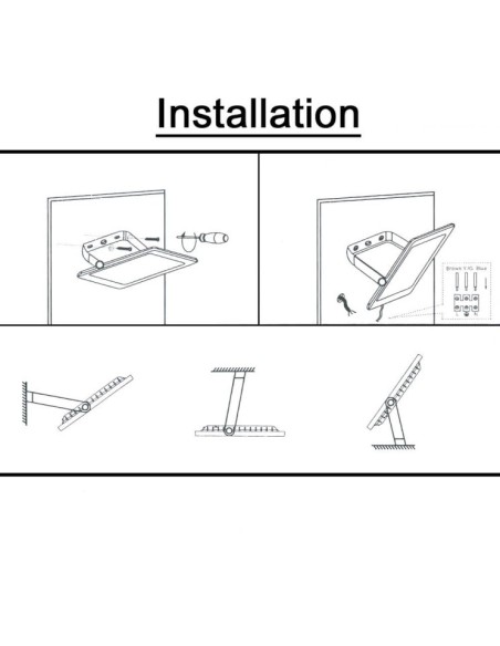 LED Flutlichtstrahler RGB+W LED 50W DOB IP65