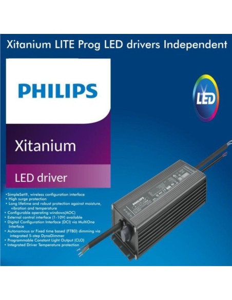 LED Flutlichtstrahler 1200W PHILIPS Xitanium - CORE MAX- 150Lm/W- CLASS A - No flick 5000K