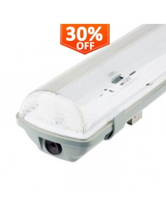 LED Anzeige IP65 für zwei Rohre 60 cm versiegelt