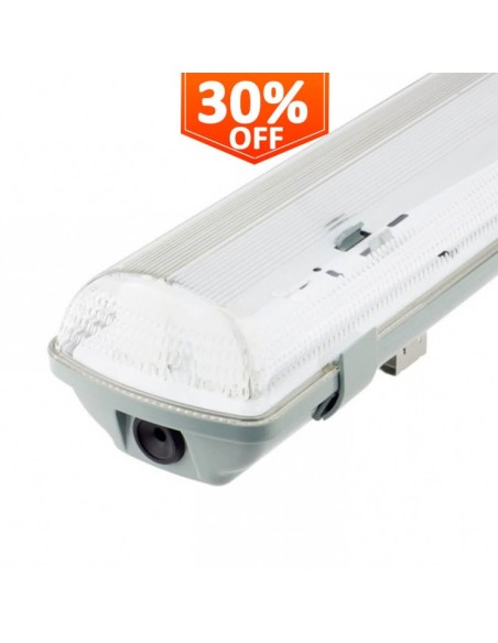 LED Anzeige IP65 für zwei Rohre 60 cm versiegelt