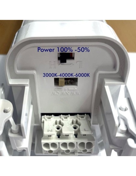LED Feuchtraumleuchte Integrierten 20W-10W - SAMSUNG chipE - 3CCT - 60cm