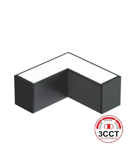 LED-Winkelverbinder 9W - POLARIS - Lineare Interkonnektivität - 3CCT - 90º