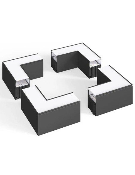 LED-Winkelverbinder 9W - POLARIS - Lineare Interkonnektivität - 3CCT - 90º