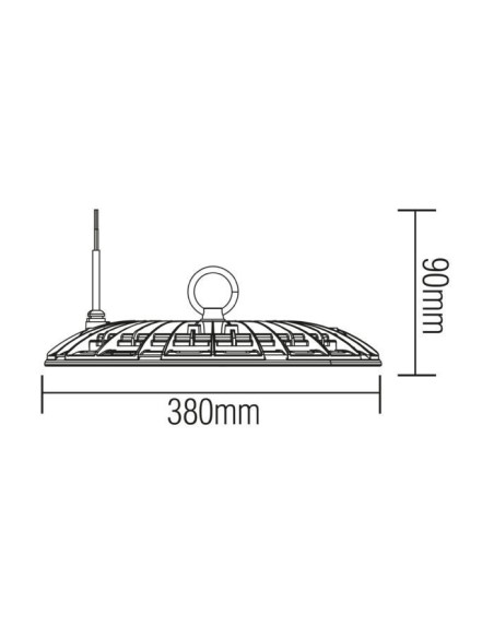 LED Ufo Hallenleuchte AGORA-200 200W 6400K IP65