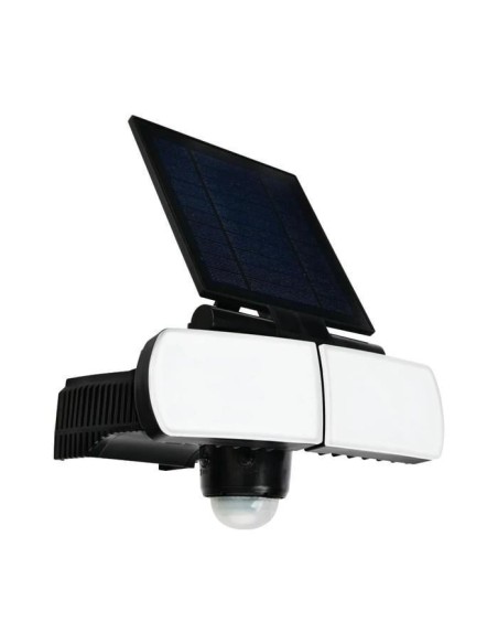 LED Solar Sicherheitsleuchte ARMOR-8 8W 6400K Schwarz