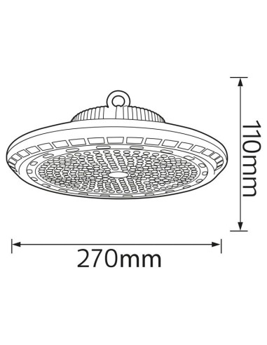 LED Ufo Hallenstrahler ARTEMIS-100 100W 6400K IP65