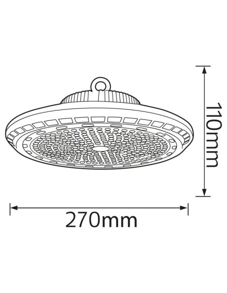 LED Ufo Hallenstrahler ARTEMIS-100 100W 6400K IP65