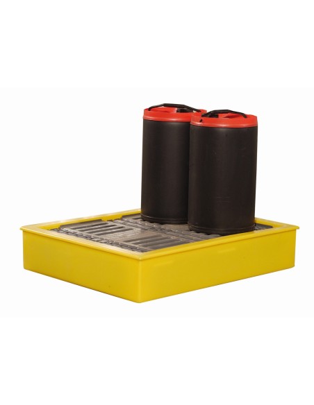 100-Liter-Auffangwanne mit Gitterrost