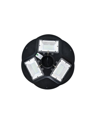 LED-Straßen-Solarlampe COMBAT-150 150W 6400K Schwarz