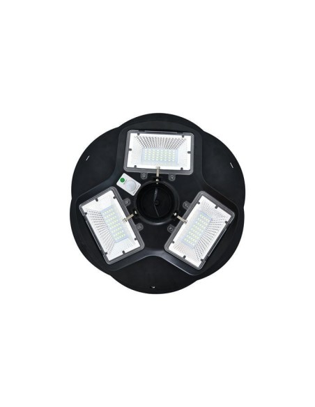 LED-Straßen-Solarlampe COMBAT-150 150W 6400K Schwarz