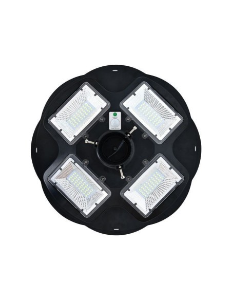 LED-Straßen-Solarlampe COMBAT-200 200W 6400K Schwarz