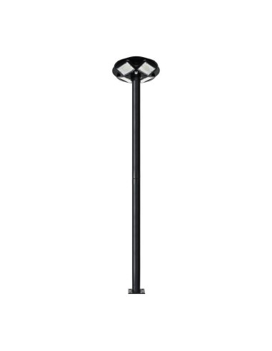 LED-Straßen-Solarlampe COMBAT-200 200W 6400K Schwarz