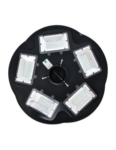 LED-Straßen-Solarlampe COMBAT-250 250W 6400K Schwarz