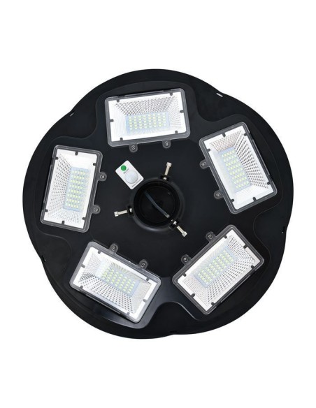 LED-Straßen-Solarlampe COMBAT-250 250W 6400K Schwarz