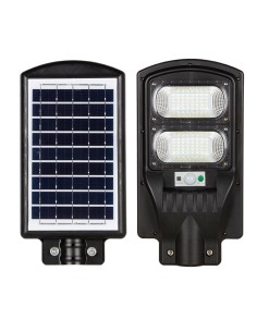 LED Solar Straßenlaterne GRAND-100 100W 6400K Schwarz