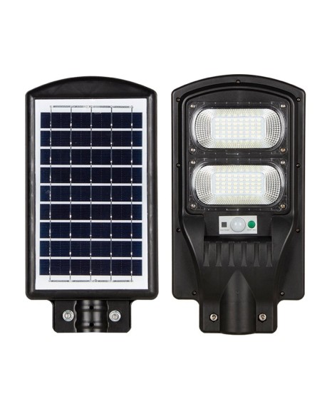 LED Solar Straßenlaterne GRAND-100 100W 6400K Schwarz