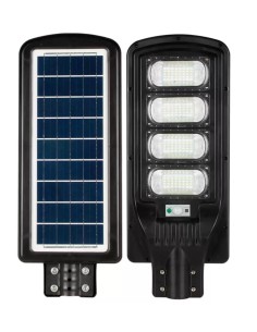 LED Solar Straßenlaterne GRAND-200 200W 6400K Schwarz