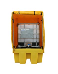 IBC Weichabgedeckte Auffangpalette 1150L Wanne 2