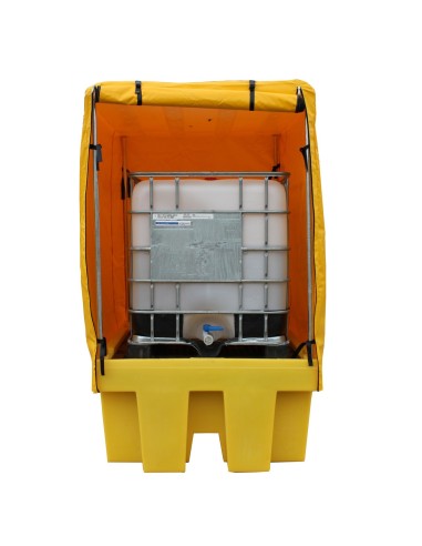 IBC Weichabgedeckte Auffangpalette 1150L Wanne