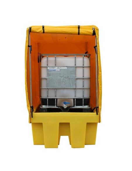 IBC Weichabgedeckte Auffangpalette 1150L Wanne