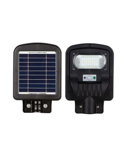 LED Solar Straßenlaterne GRAND-50 50W 6400K Schwarz