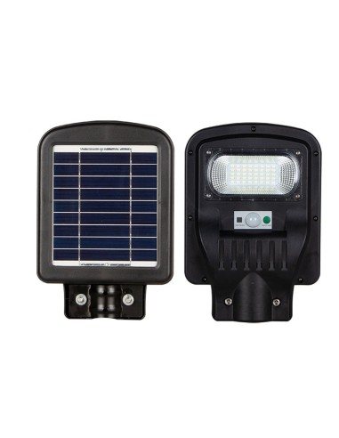 LED Solar Straßenlaterne GRAND-50 50W 6400K Schwarz