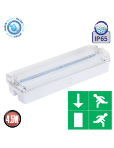 LED Notleuchte mit Aufkleber-Set HENRY 4,5W 30.000 Stunden