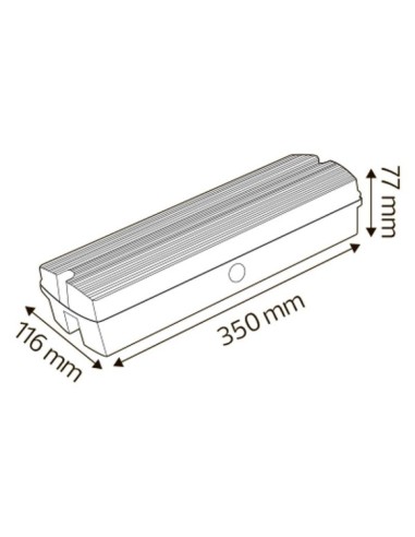 LED Notleuchte mit Aufkleber-Set HENRY 4,5W 30.000 Stunden