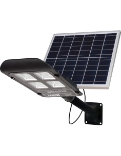 LED Solar Straßenlaterne LAGUNA-200 200W 6400K Schwarz
