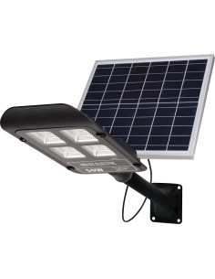 LED Solar Straßenlaterne LAGUNA-50 50W 6400K Schwarz
