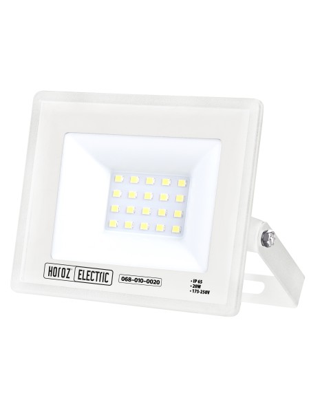 LED-Projektor-Strahler LEON-20 20W Weiß 6400K IP65