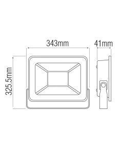 LED-Projektor LEON-200 200W Weiß 6400K IP65 2