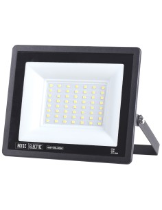 LED Flutlicht-Aussenstrahler LEON-50 50W Schwarz 6400K IP65