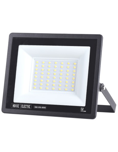 LED Flutlicht-Aussenstrahler LEON-50 50W Schwarz 6400K IP65