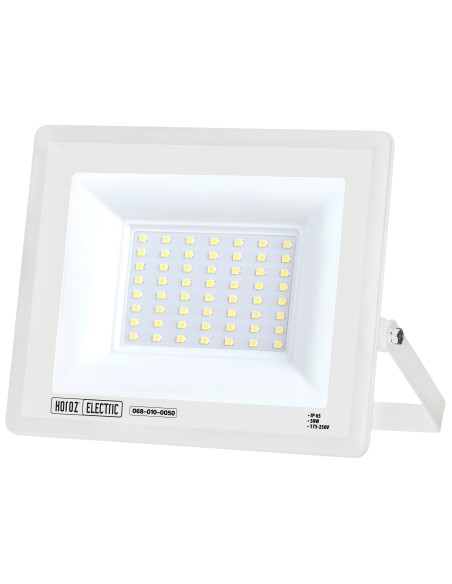 LED-Projektor-Strahler LEON-50 50W Weiß 6400K IP65