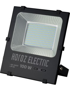 LED-Projektor LEOPAR-100 100W Schwarz 6400K IP65