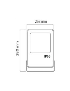 LED-Projektor LEOPAR-100 100W Schwarz 6400K IP65 2